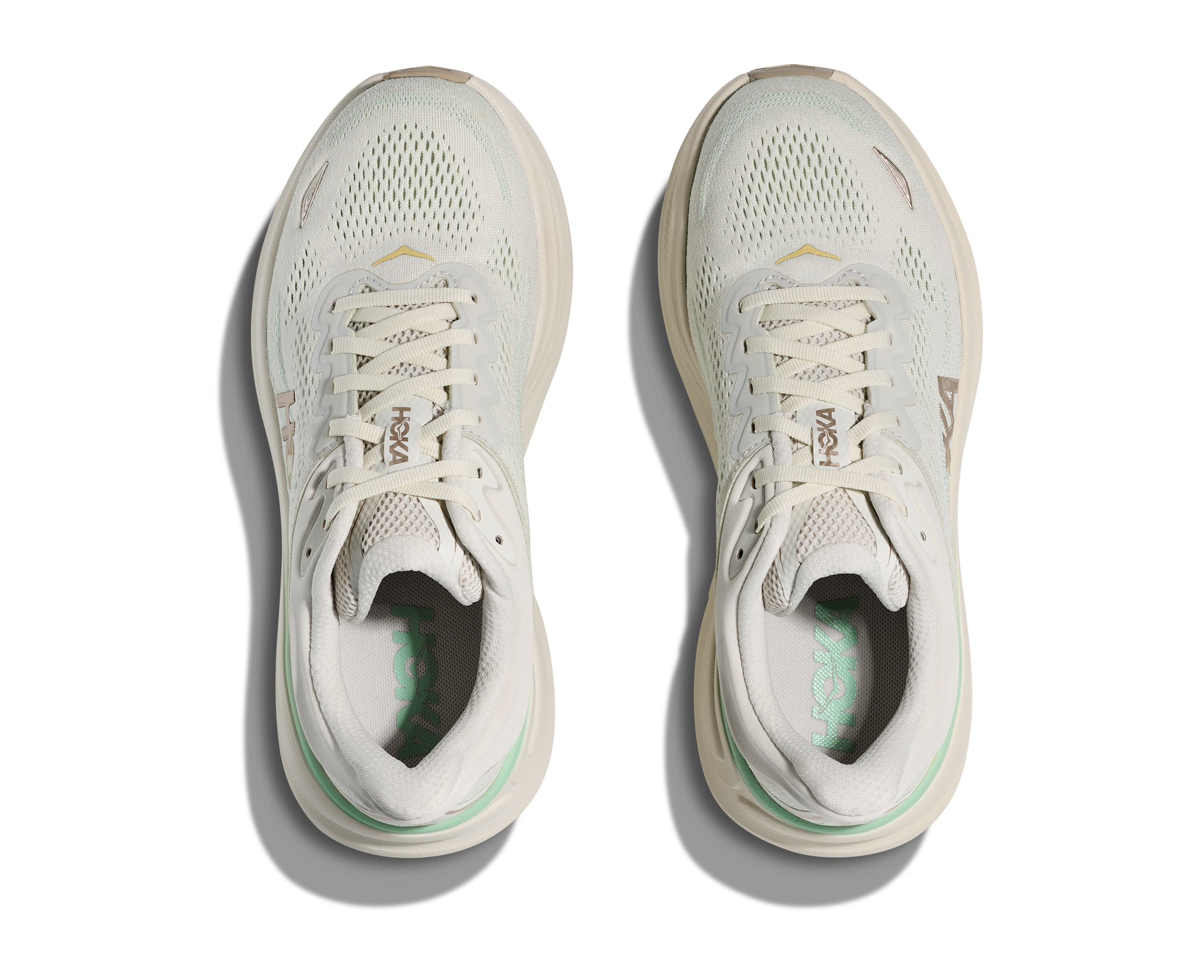 HOKA Women's Bondi 9 - TRUFFLE SALT / SEA GLASS