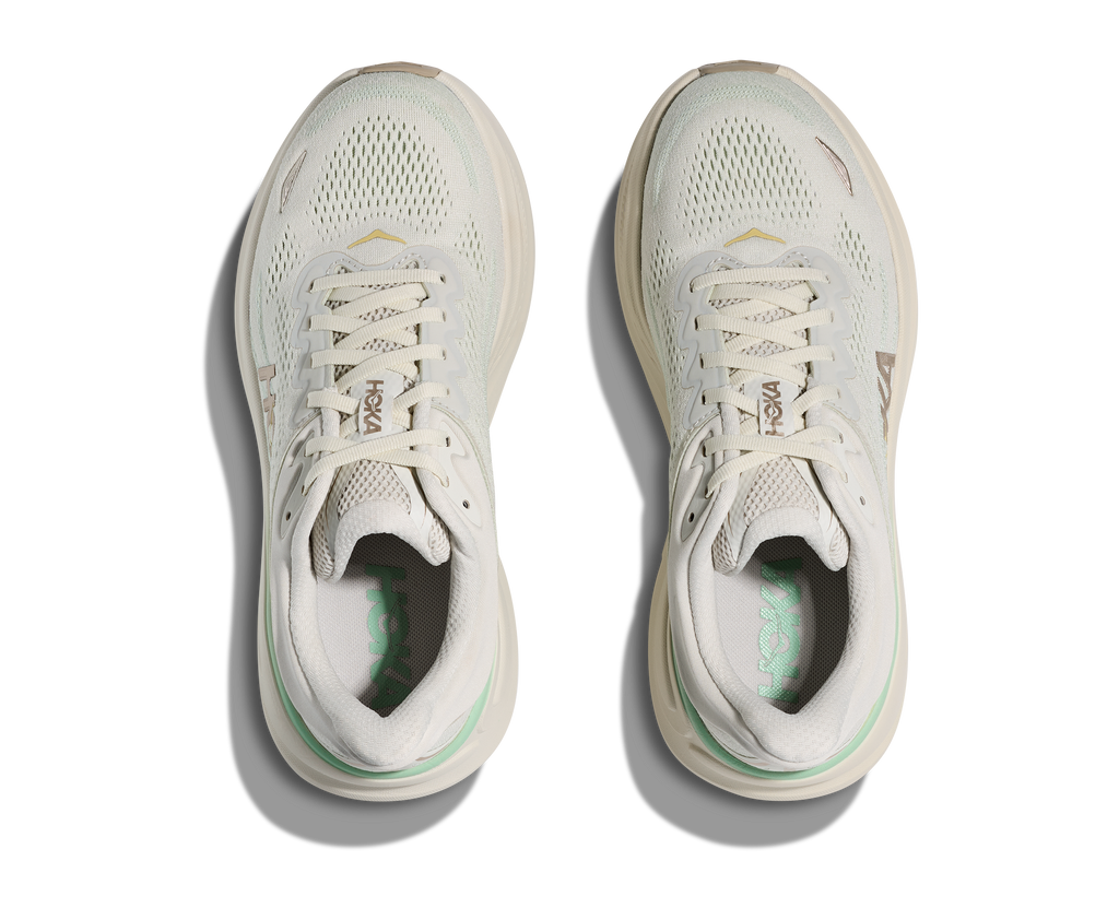 HOKA Women's Bondi 9 - TRUFFLE SALT / SEA GLASS
