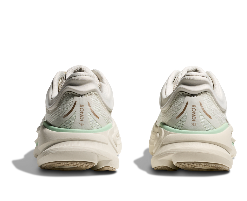 HOKA Women's Bondi 9 - TRUFFLE SALT / SEA GLASS