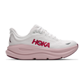HOKA Women's Bondi 9 - WHITE / PINK OPAL (Extra Wide)