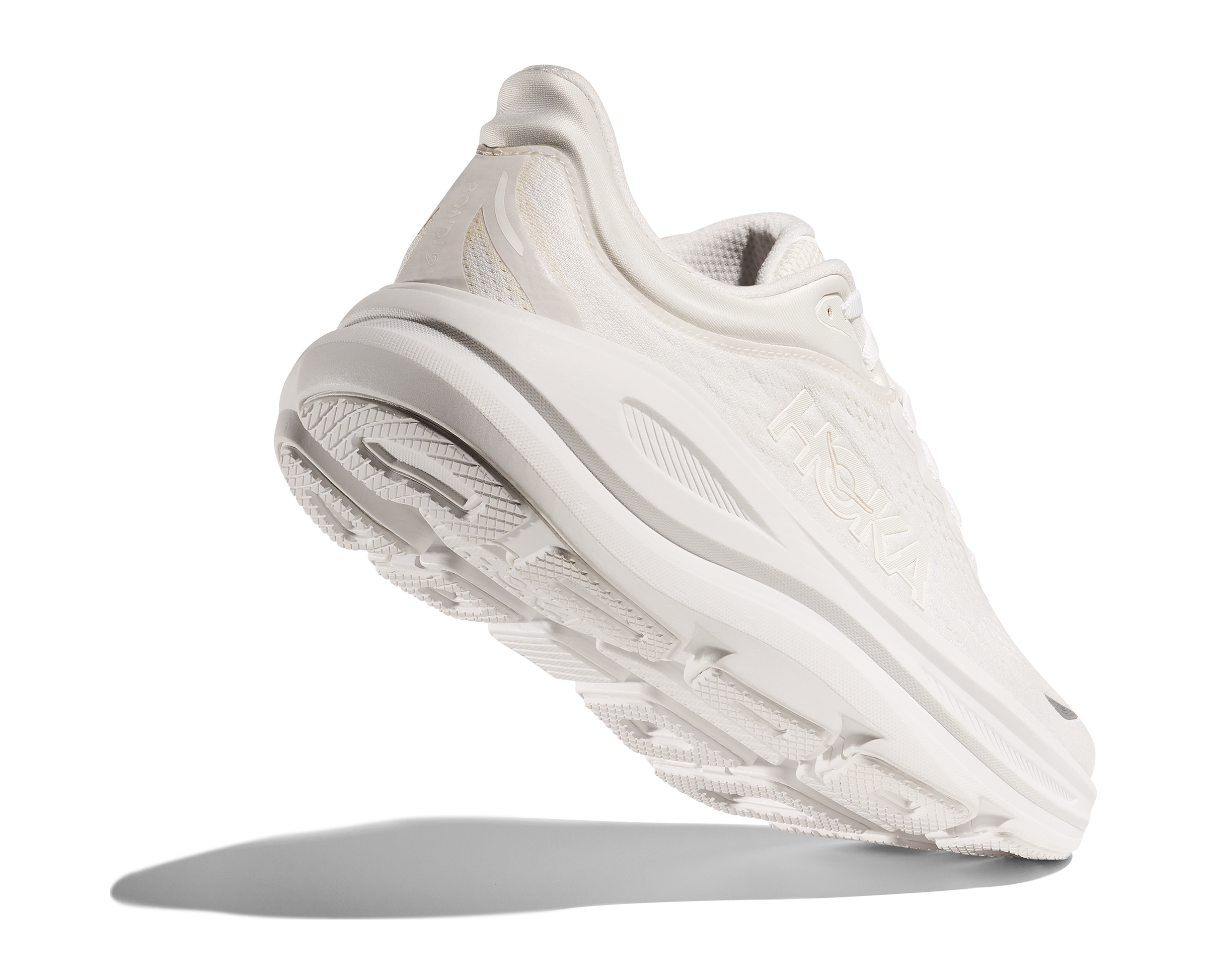 HOKA Women's Bondi 9 - WHITE / WHITE (Wide)
