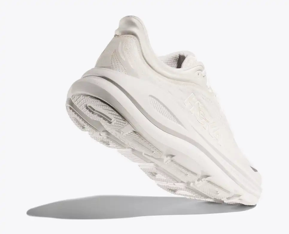 HOKA Women's Bondi 9 - WHITE / WHITE (Extra Wide)