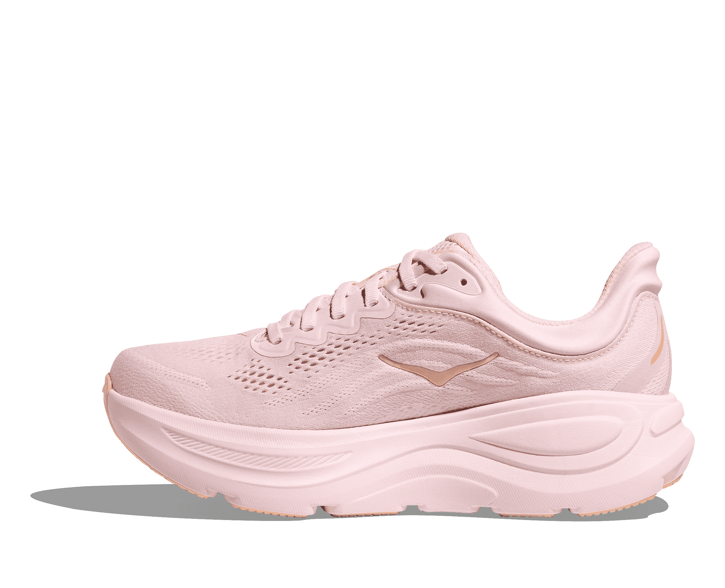 HOKA Women's Bondi 9 - LILAC CREAM / TANGERINE GLOW (Wide)