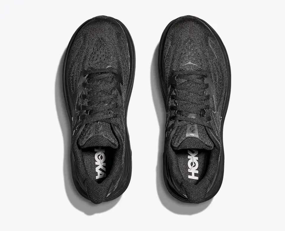 HOKA Men's Clifton 10 - BLACK / BLACK (Extra Wide)