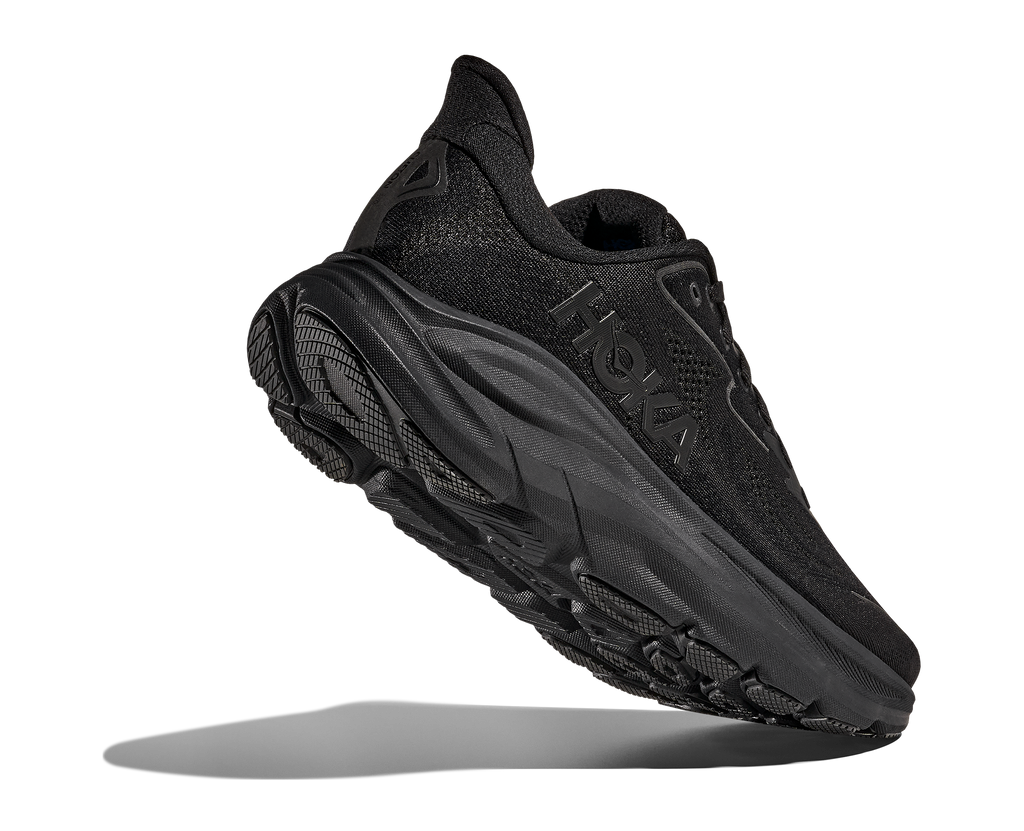 HOKA Men's Clifton 10 - BLACK / BLACK (Wide)