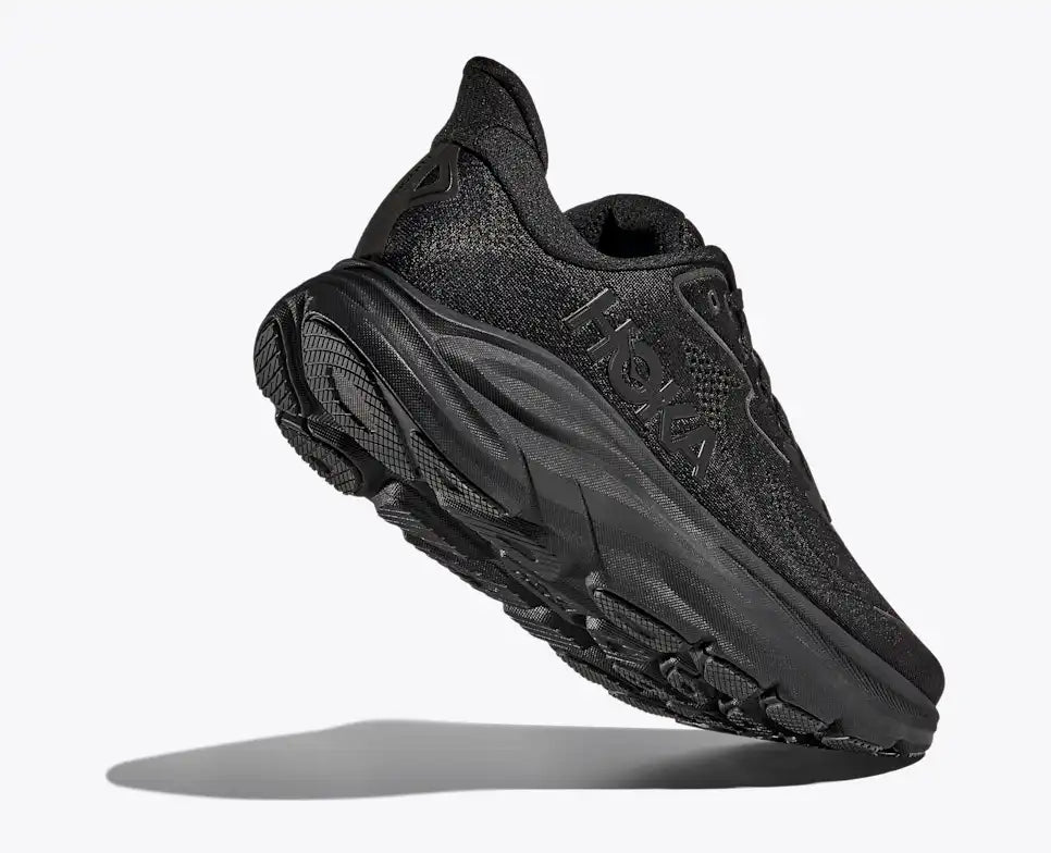 HOKA Men's Clifton 10 - BLACK / BLACK (Extra Wide)