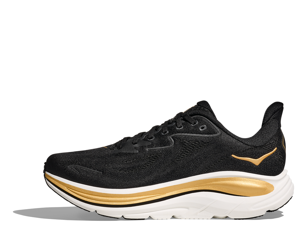 HOKA Men's Clifton 10 - BLACK / GOLD
