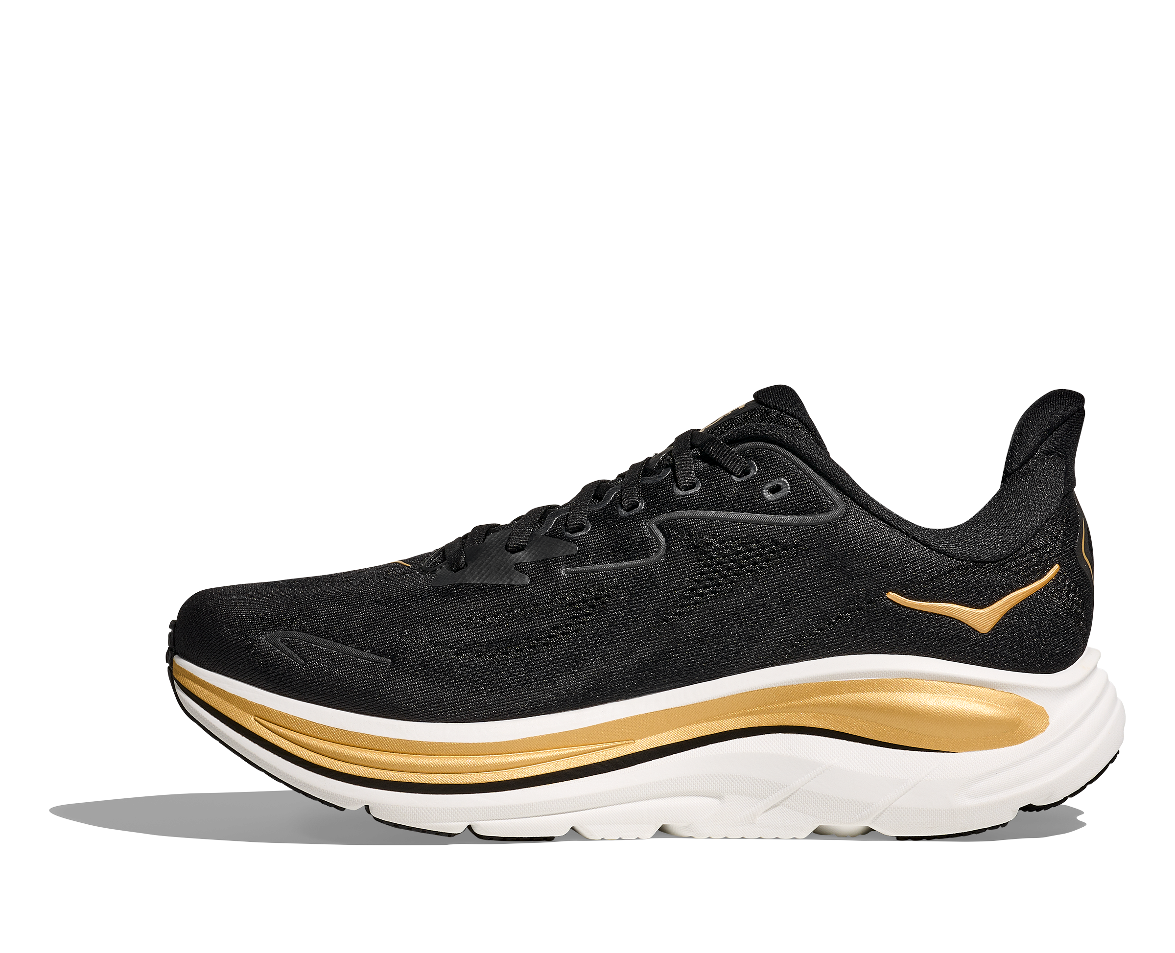 HOKA Men's Clifton 10 - BLACK / GOLD