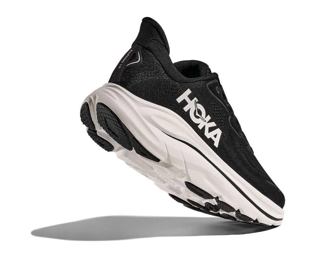 HOKA Men's Clifton 10 - BLACK / WHITE