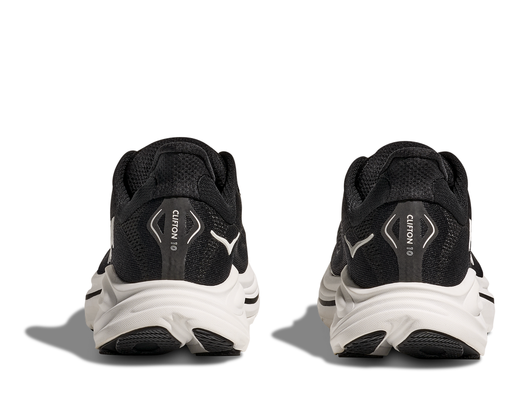 HOKA Men's Clifton 10 - BLACK / WHITE