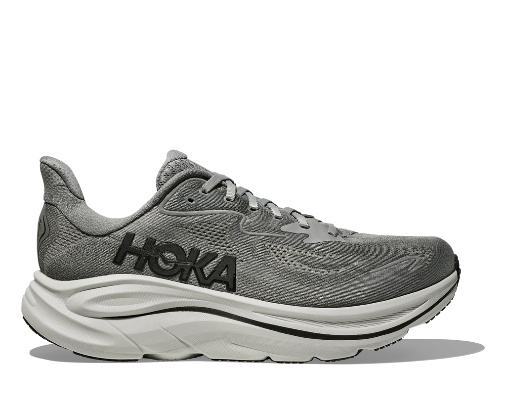 HOKA Men's Clifton 10 - GALACTIC GREY / ASTEROID (Wide)