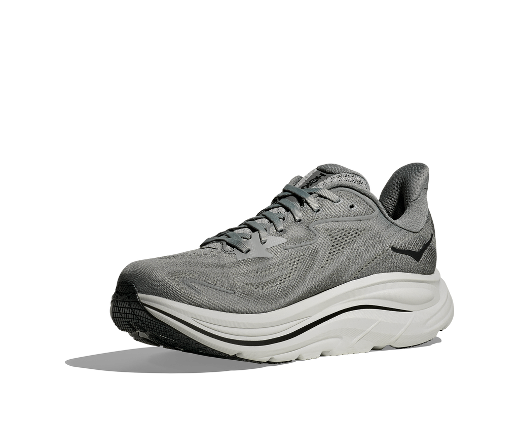 HOKA Men's Clifton 10 - GALACTIC GREY / ASTEROID (Wide)