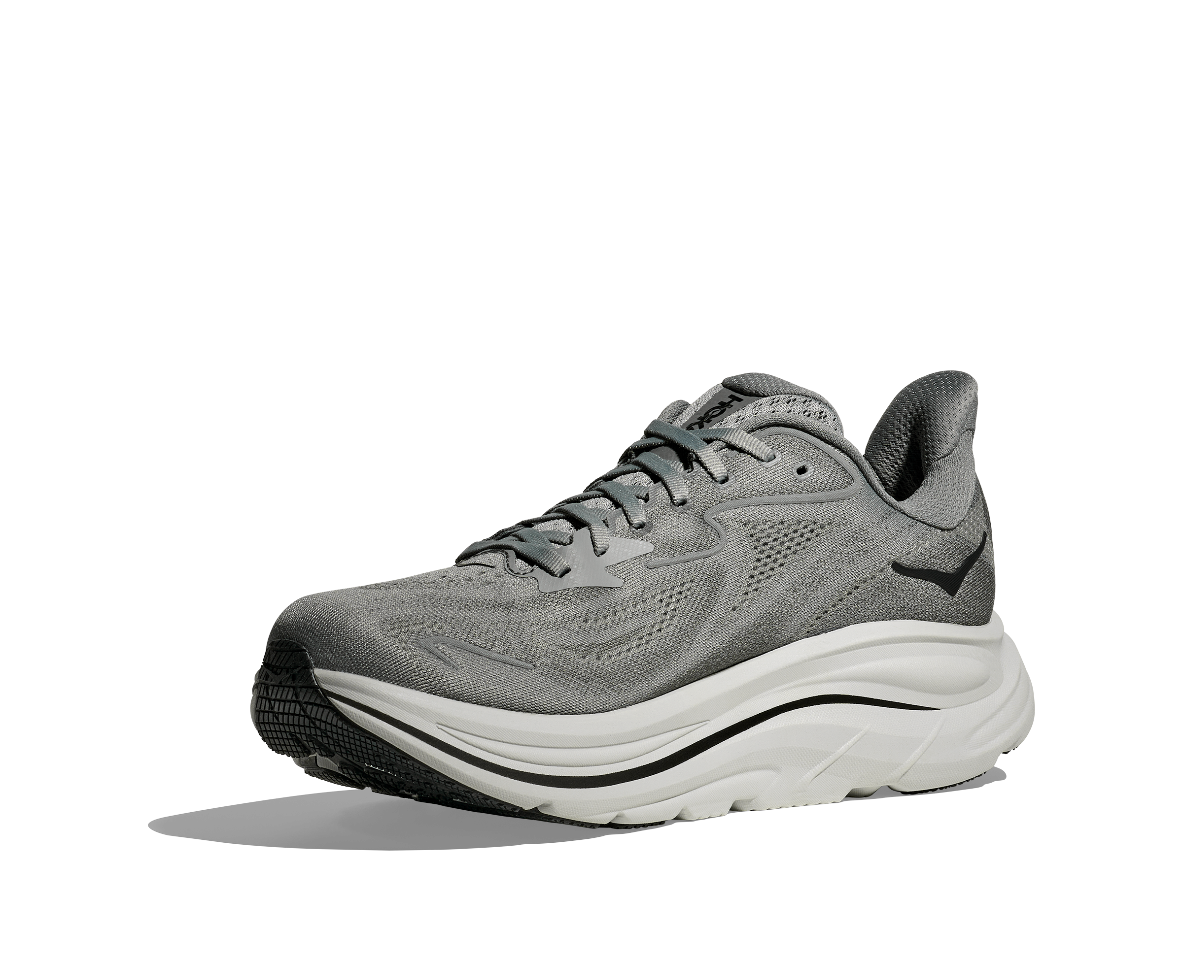 HOKA Men's Clifton 10 - GALACTIC GREY / ASTEROID (Wide)