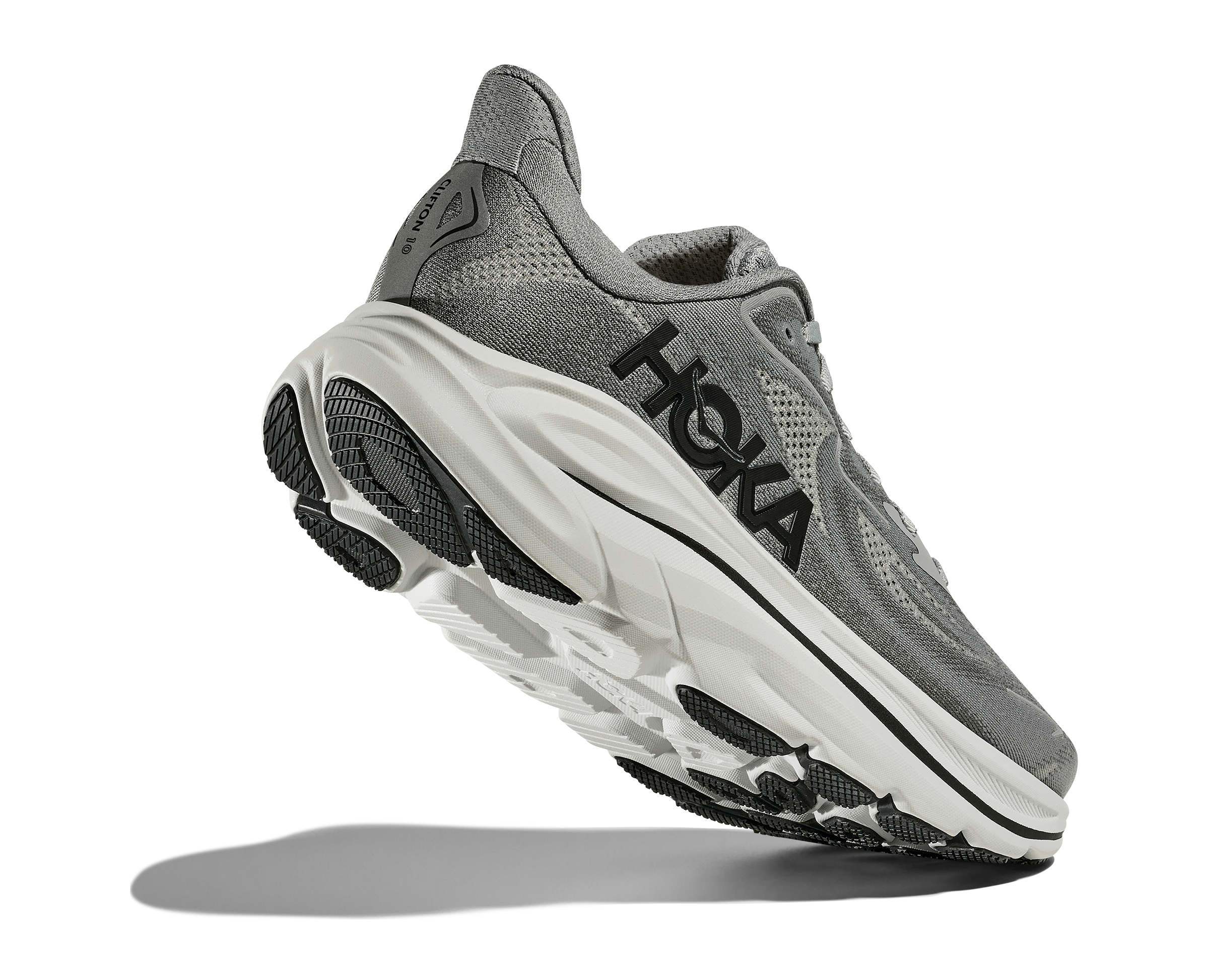 HOKA Men's Clifton 10 - GALACTIC GREY / ASTEROID (Wide)