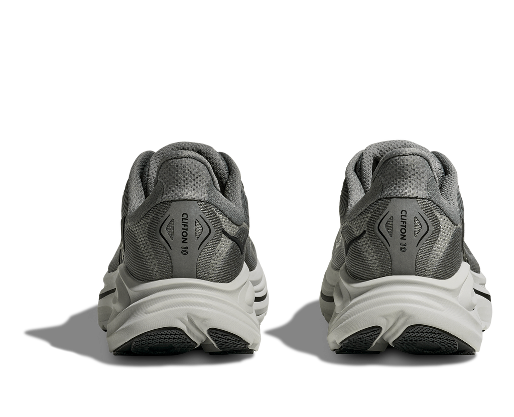 HOKA Men's Clifton 10 - GALACTIC GREY / ASTEROID (Wide)