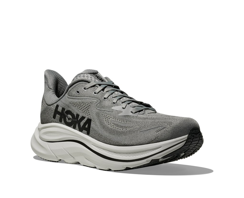 HOKA Men's Clifton 10 - GALACTIC GREY / ASTEROID (Wide)