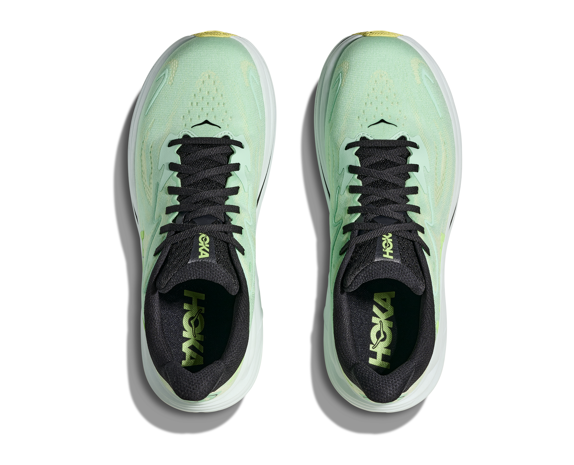 HOKA Men's Clifton 10 - MINT FLUORITE / LUNA MOTH