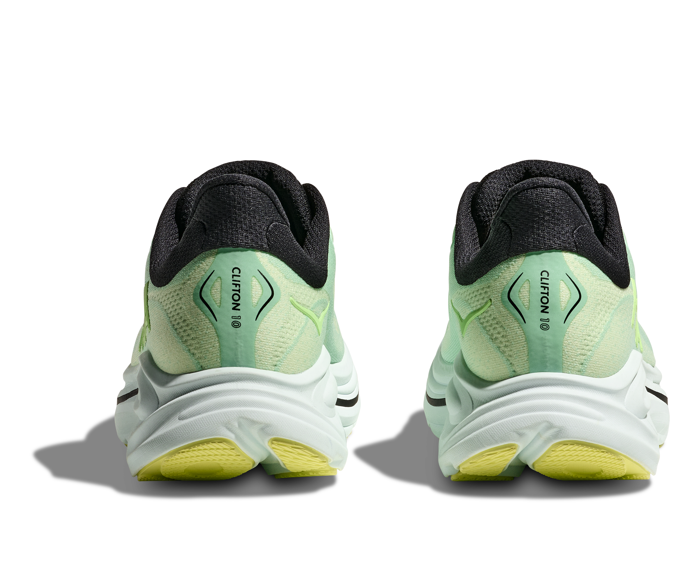 HOKA Men's Clifton 10 - MINT FLUORITE / LUNA MOTH
