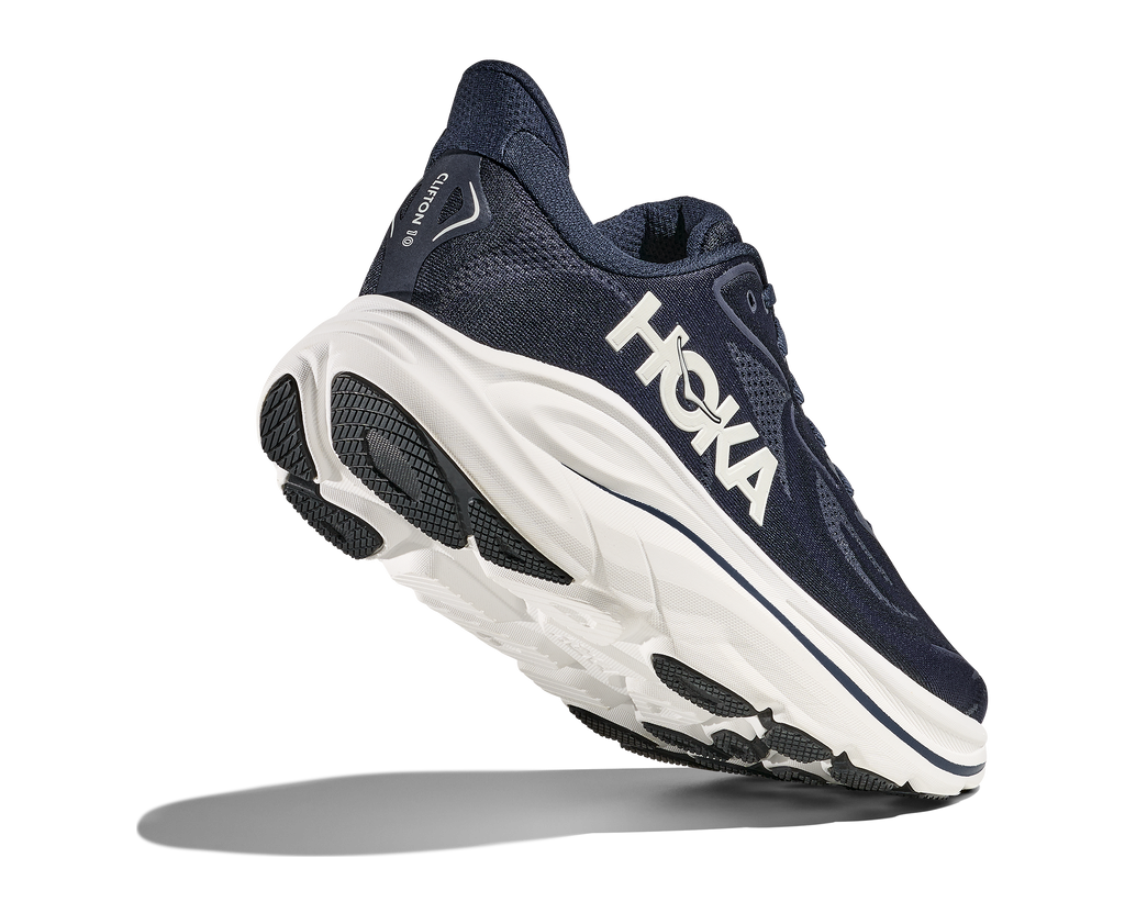 HOKA Men's Clifton 10 - NAVY / WHITE (Wide)
