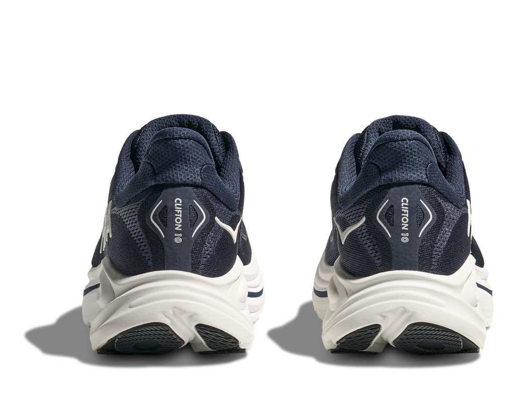 HOKA Men's Clifton 10 - NAVY / WHITE (Wide)