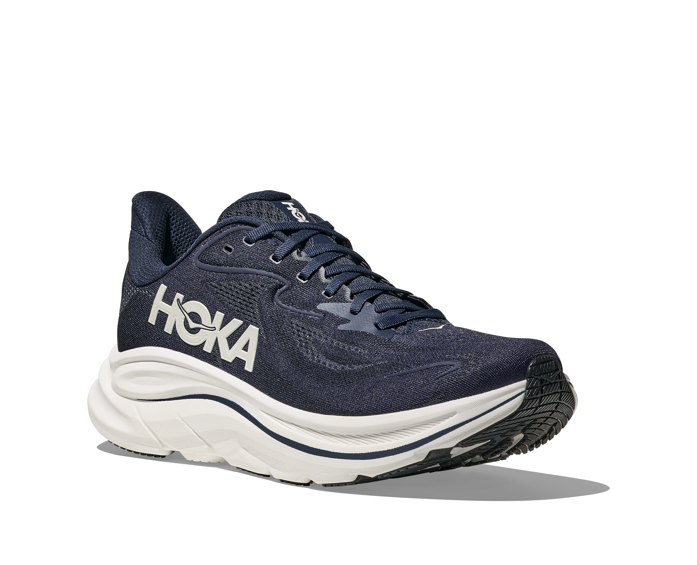 HOKA Men's Clifton 10 - NAVY / WHITE