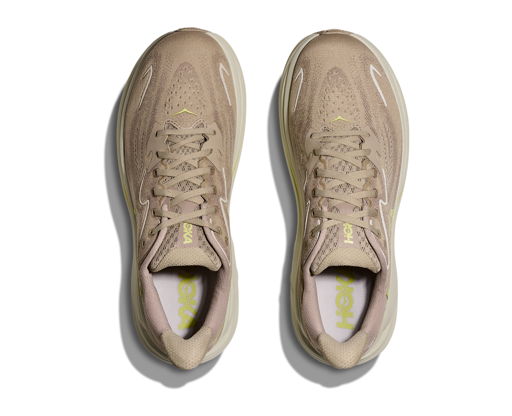 HOKA Men's Clifton 10 - RAW LINEN / STONE (Wide)