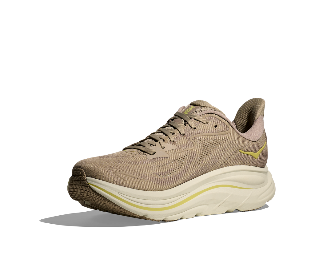 HOKA Men's Clifton 10 - RAW LINEN / STONE (Wide)