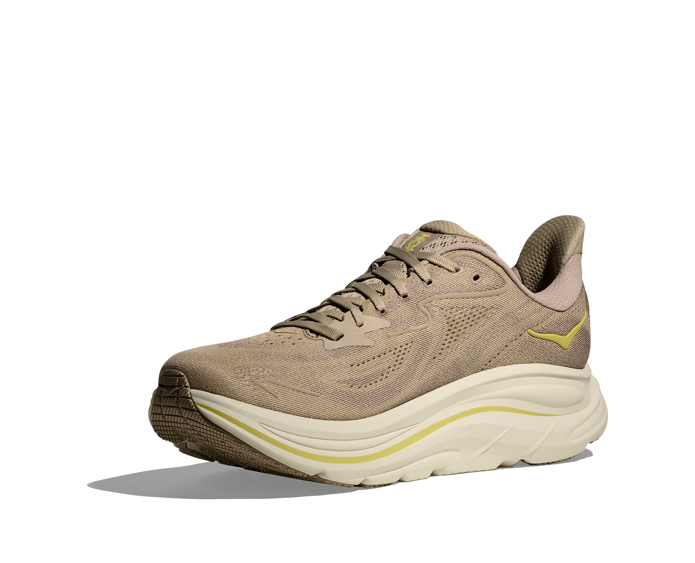 HOKA Men's Clifton 10 - RAW LINEN / STONE (Wide)