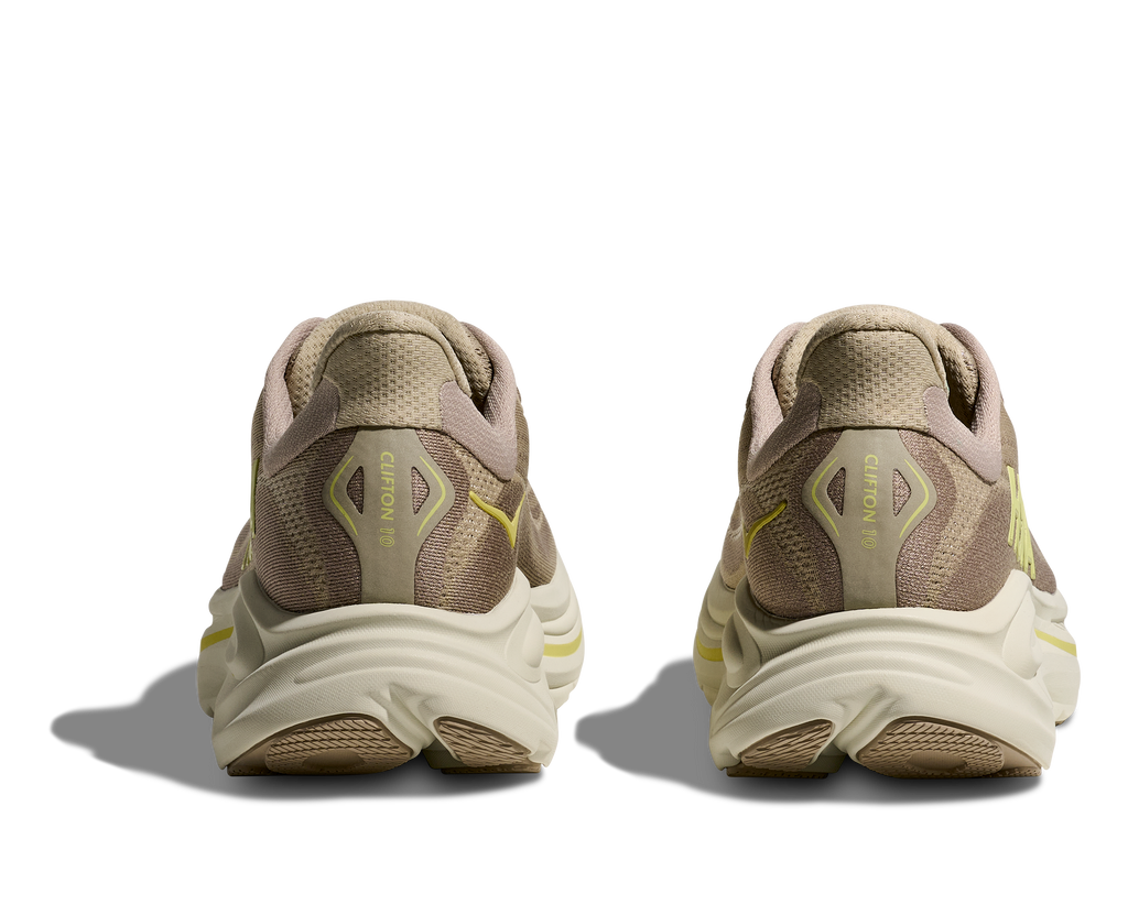 HOKA Men's Clifton 10 - RAW LINEN / STONE (Wide)