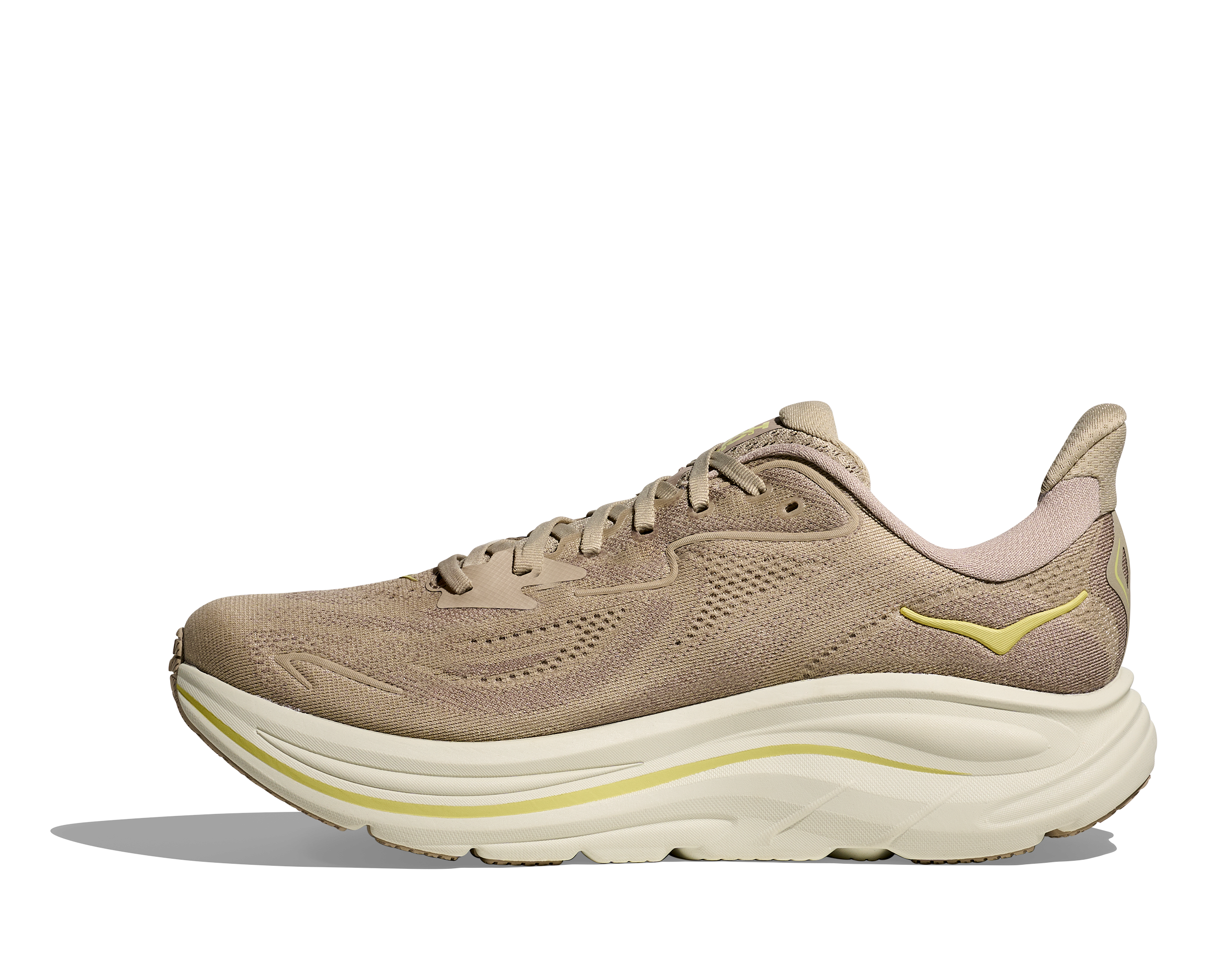 HOKA Men's Clifton 10 - RAW LINEN / STONE (Wide)
