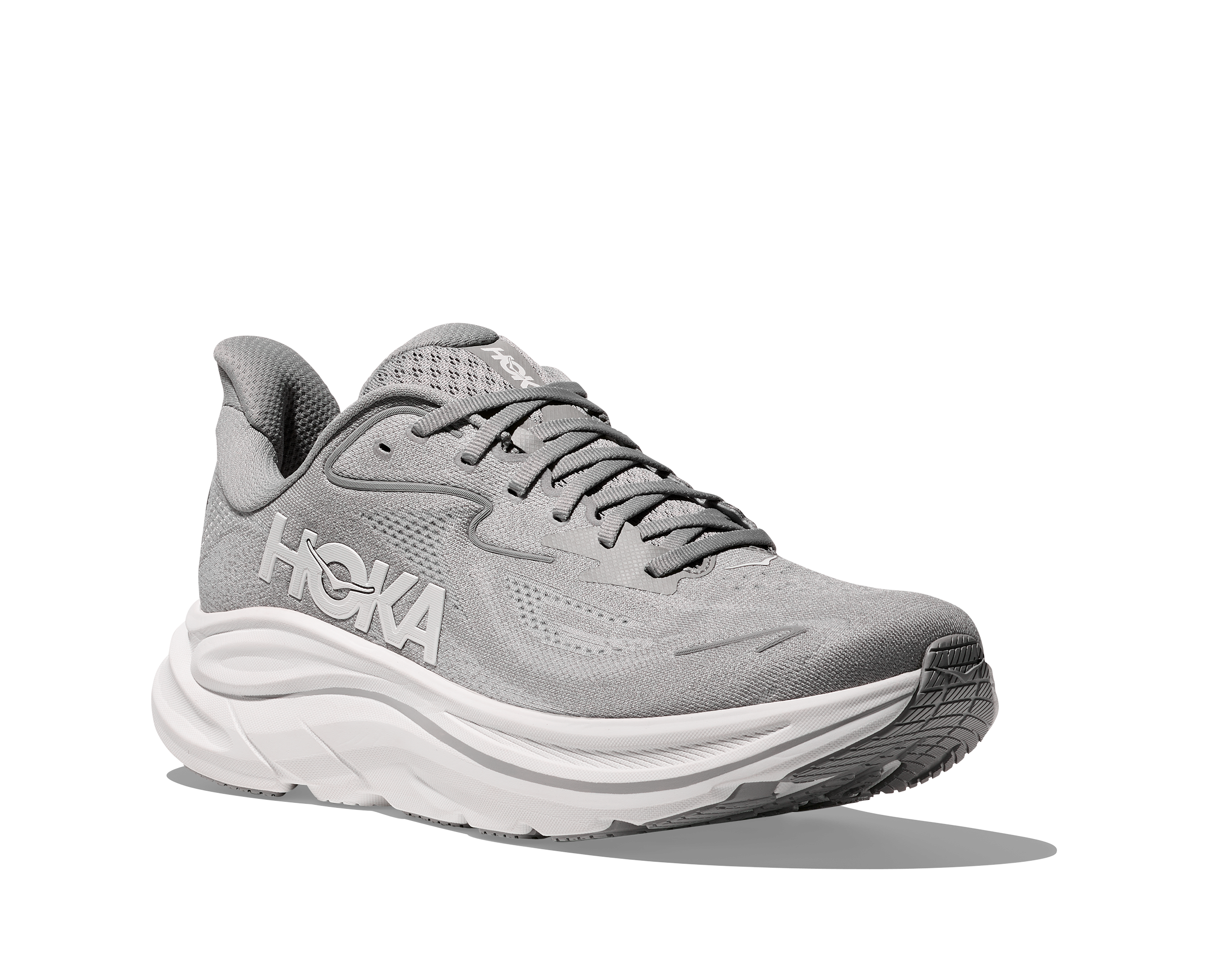 HOKA Men's Clifton 10 - STELLAR GREY / STARDUST (Wide)