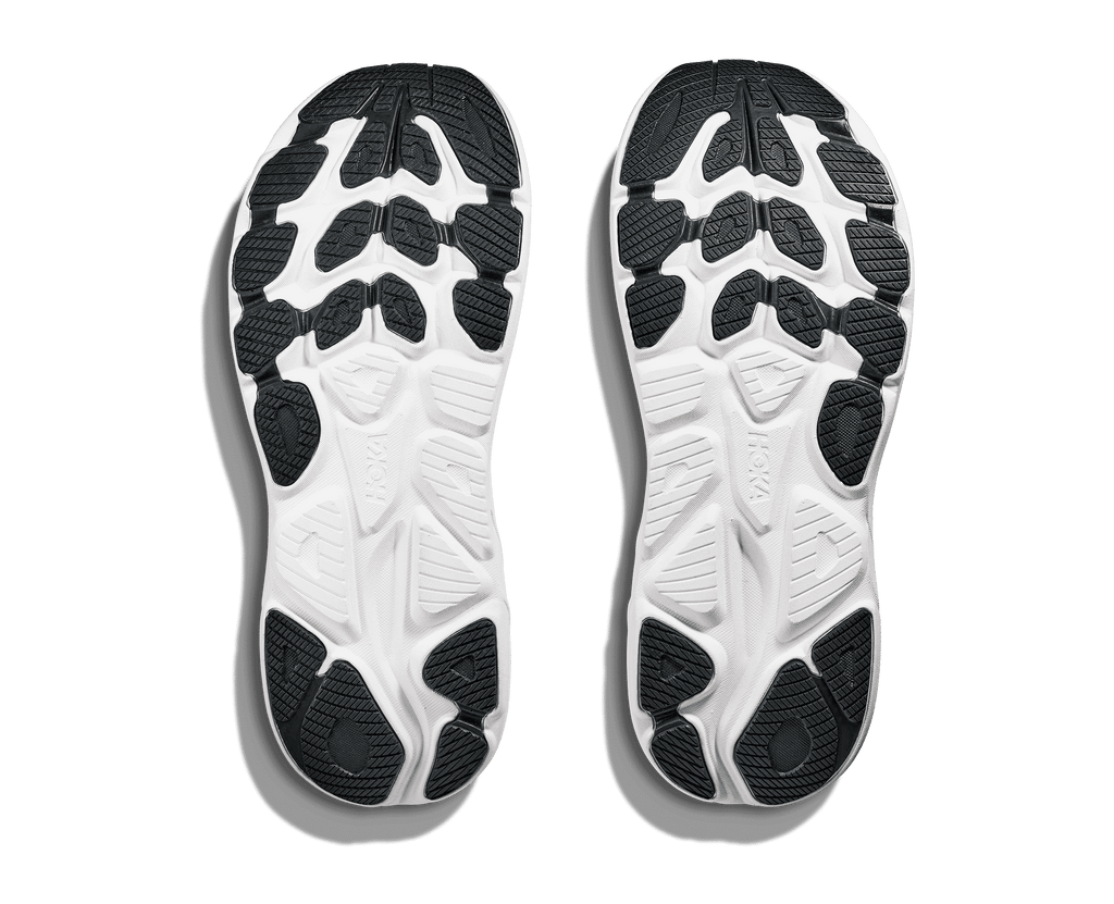 HOKA Men's Clifton 10 - WHITE / BLACK