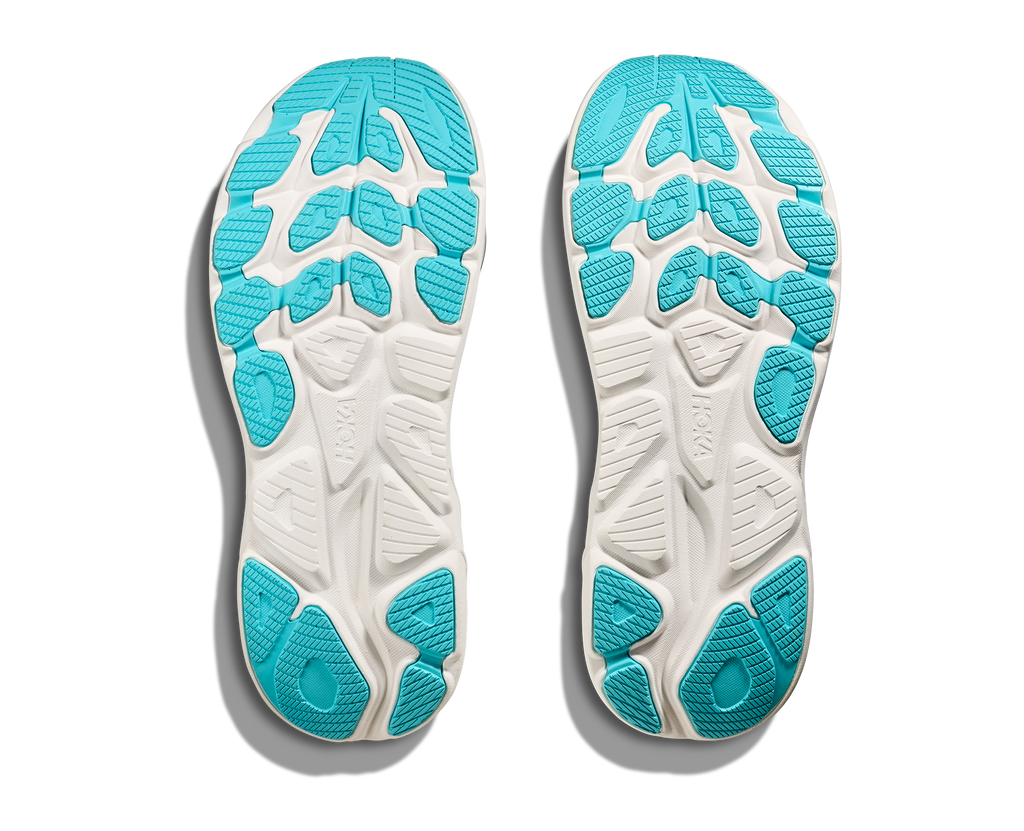 HOKA Men's Clifton 10 - WHITE / SKYWARD BLUE