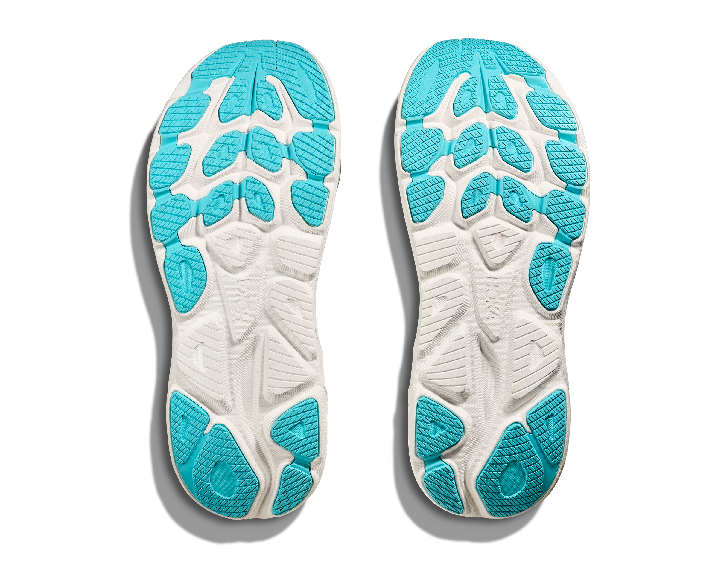 HOKA Men's Clifton 10 - WHITE / SKYWARD BLUE