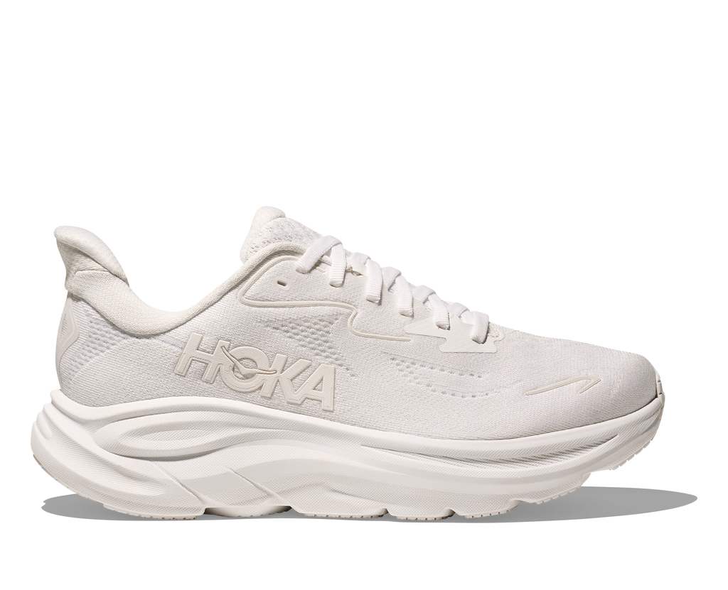 HOKA Men's Clifton 10 - WHITE / WHITE