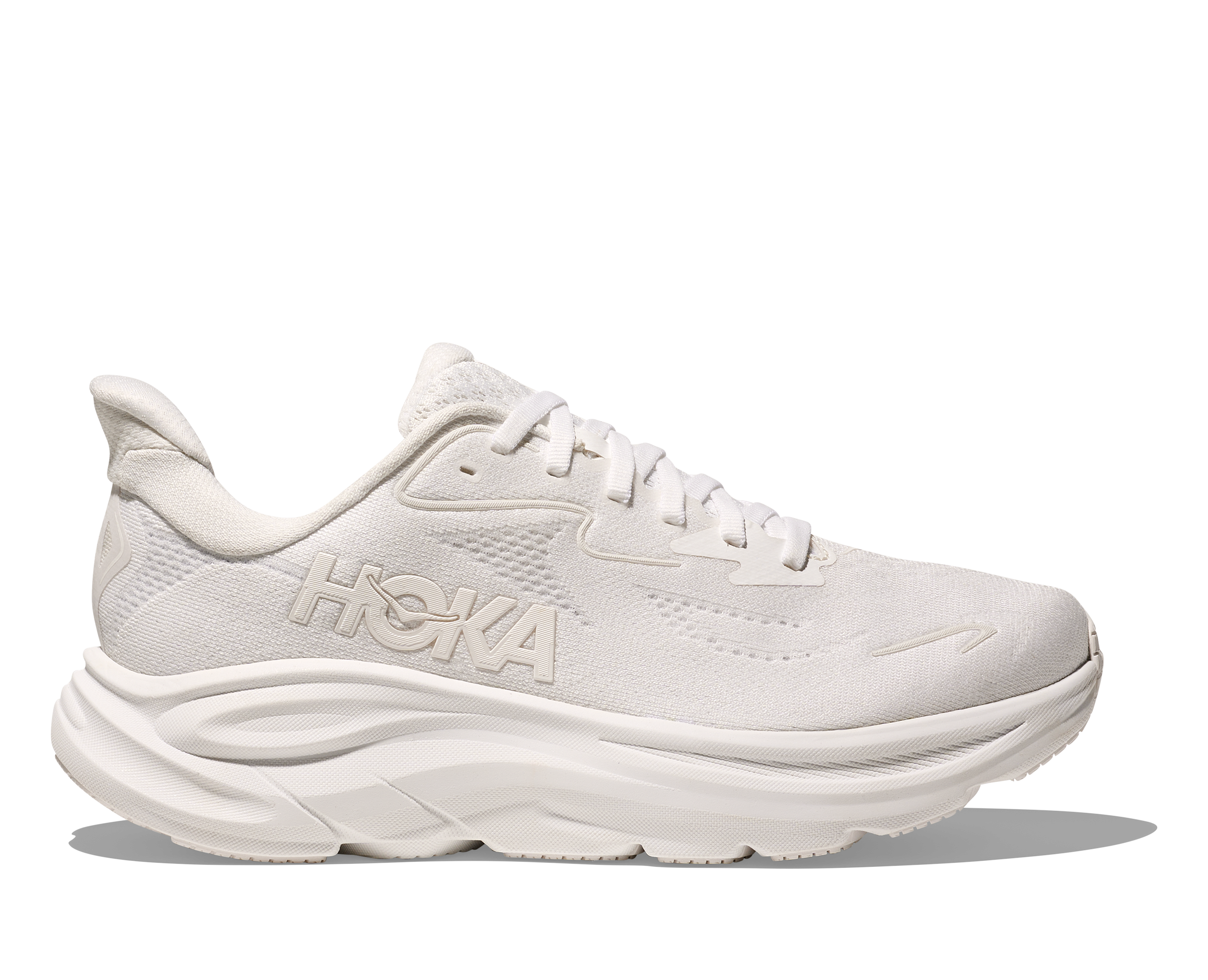 HOKA Men's Clifton 10 - WHITE / WHITE