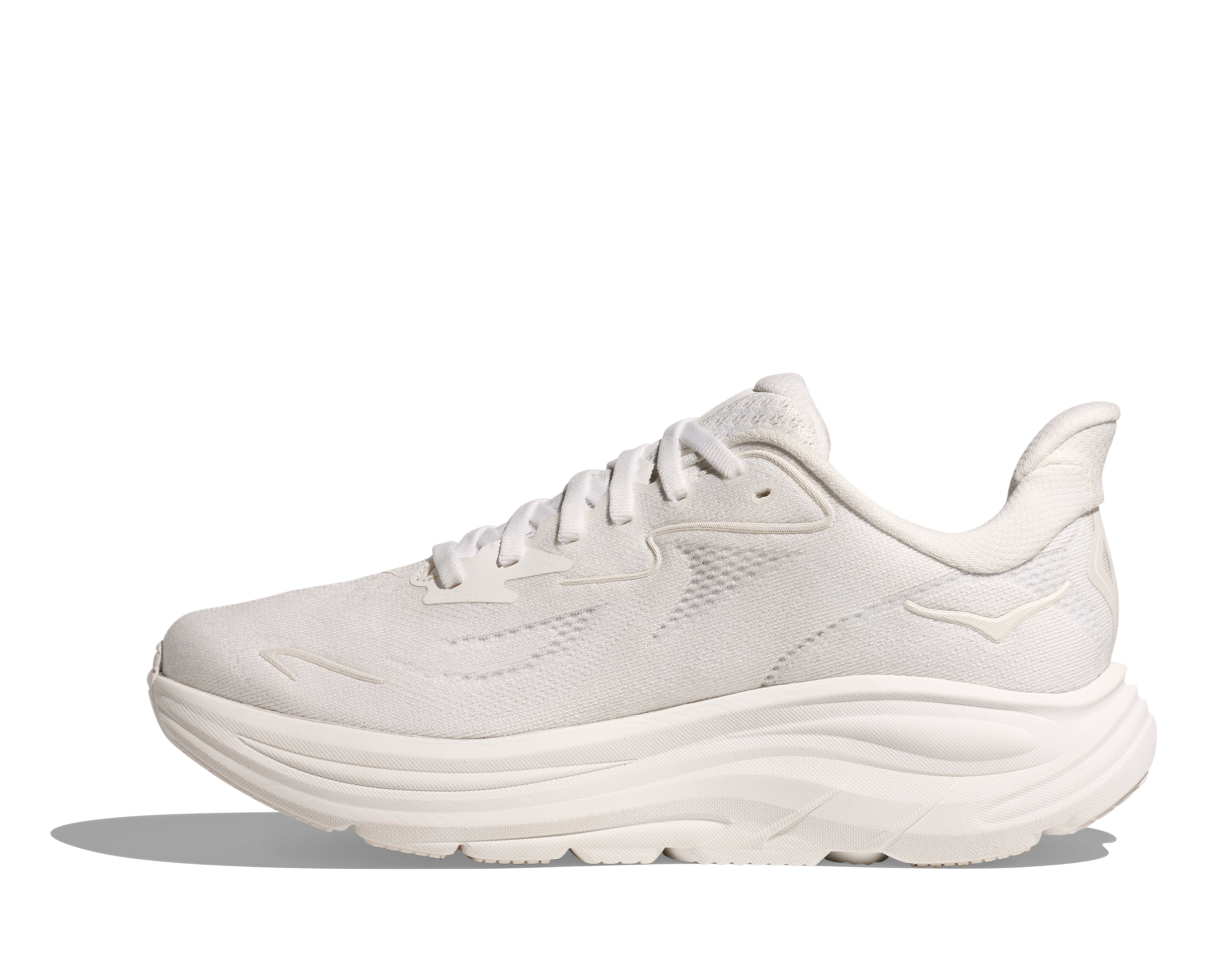 HOKA Men's Clifton 10 - WHITE / WHITE (Wide)