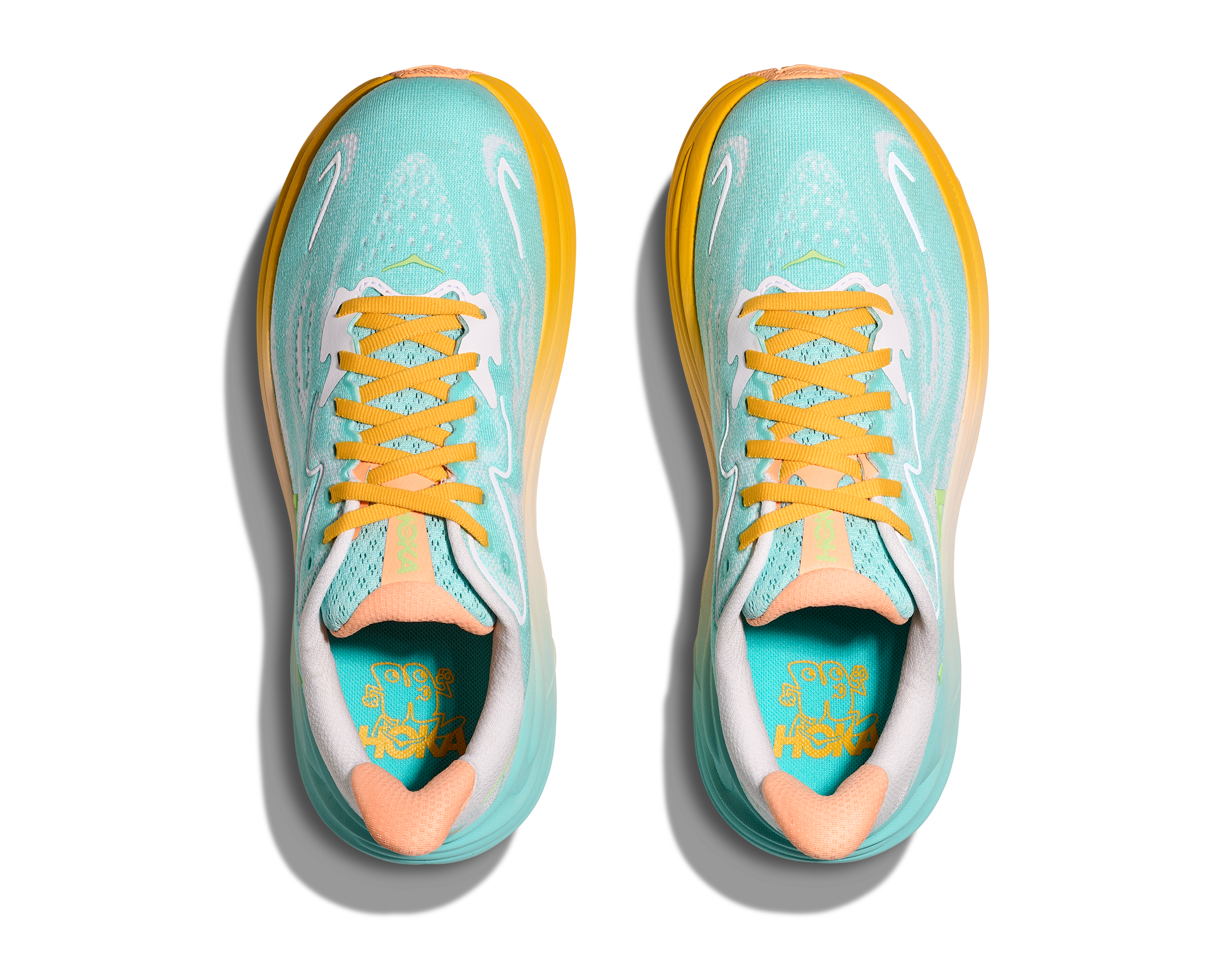 HOKA Women's Clifton 10 - BLUE SPARK / WHITE