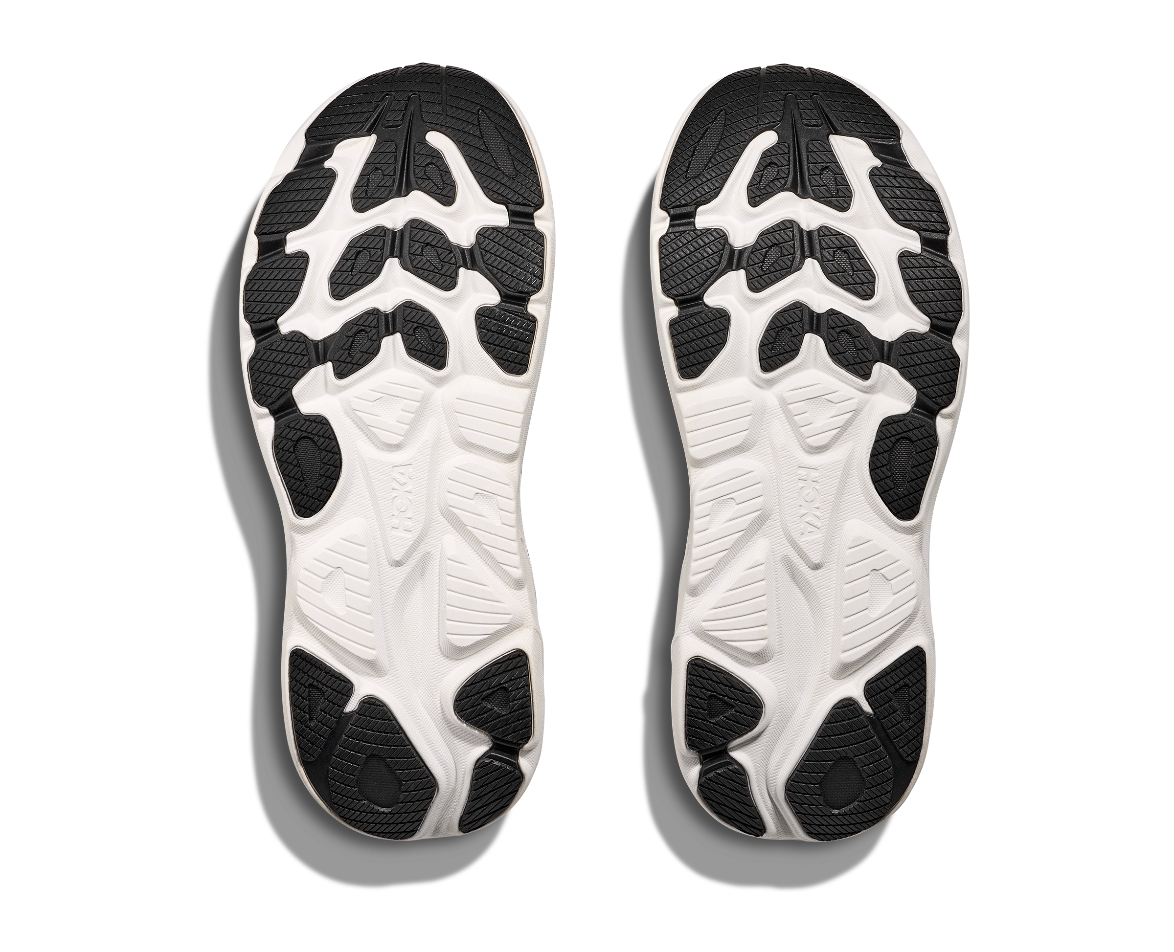HOKA Women's Clifton 10 - BLACK / WHITE (Wide)