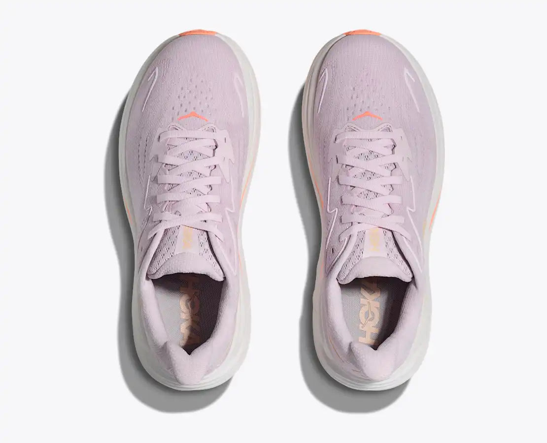 HOKA Women's Clifton 10 - LILAC CREAM / TANGERINE GLOW