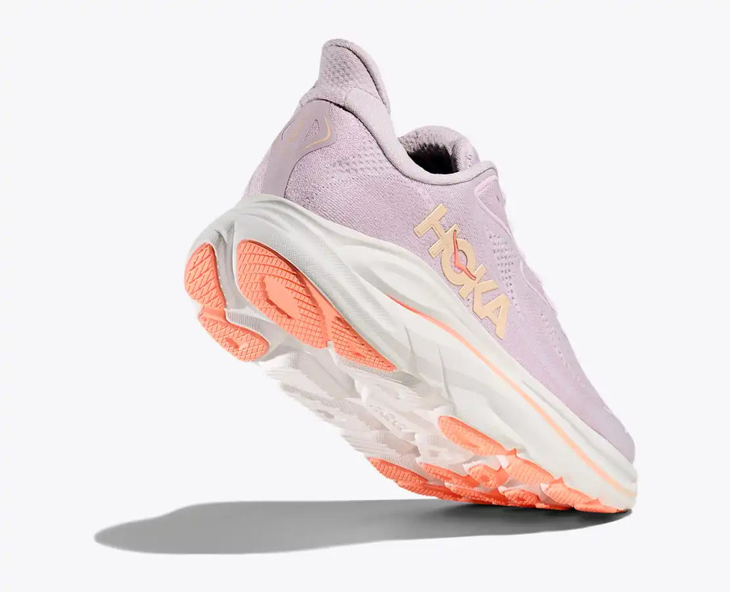 HOKA Women's Clifton 10 - LILAC CREAM / TANGERINE GLOW