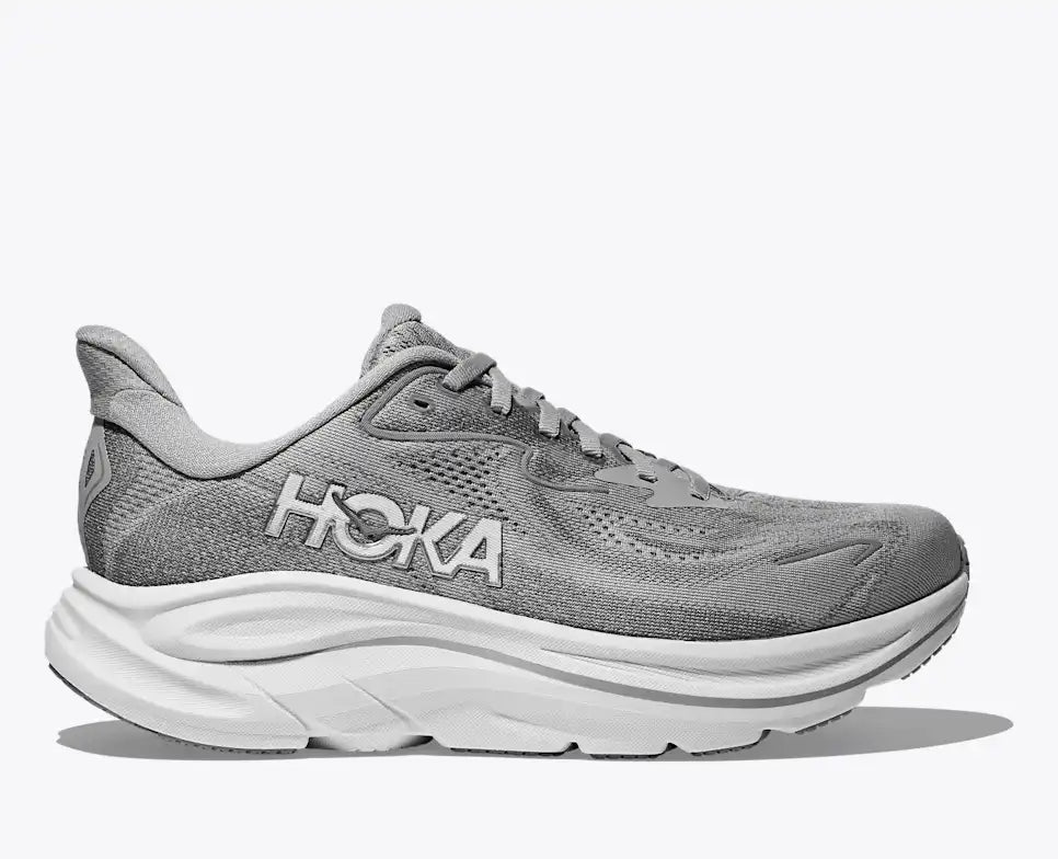 HOKA Women's Clifton 10 - STELLAR GREY / GALACTIC GREY (Wide)