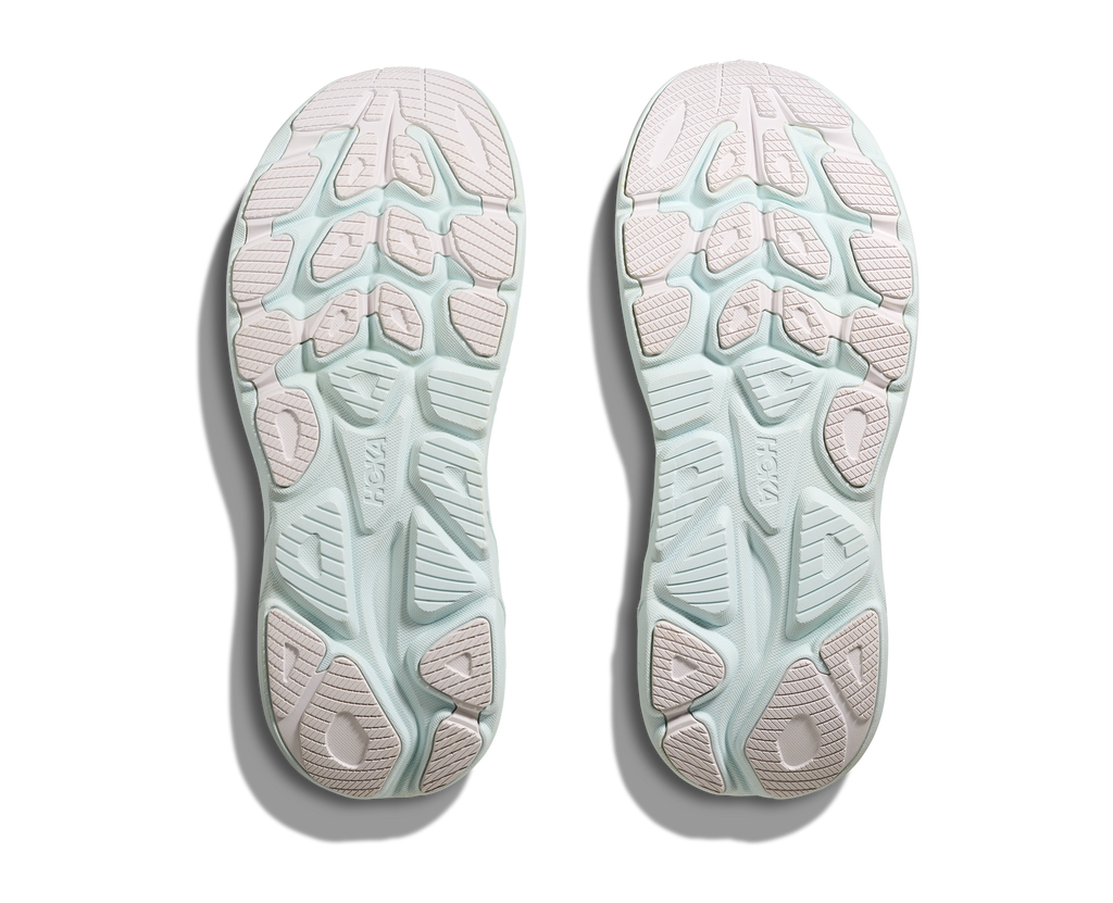 HOKA Women's Clifton 10 - WHITE / CIELO BLUE