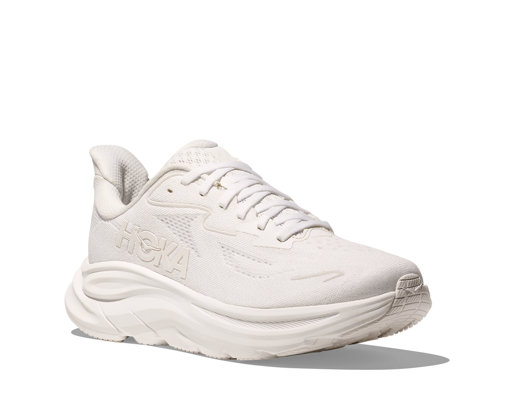 HOKA Women's Clifton 10 - WHITE / WHITE