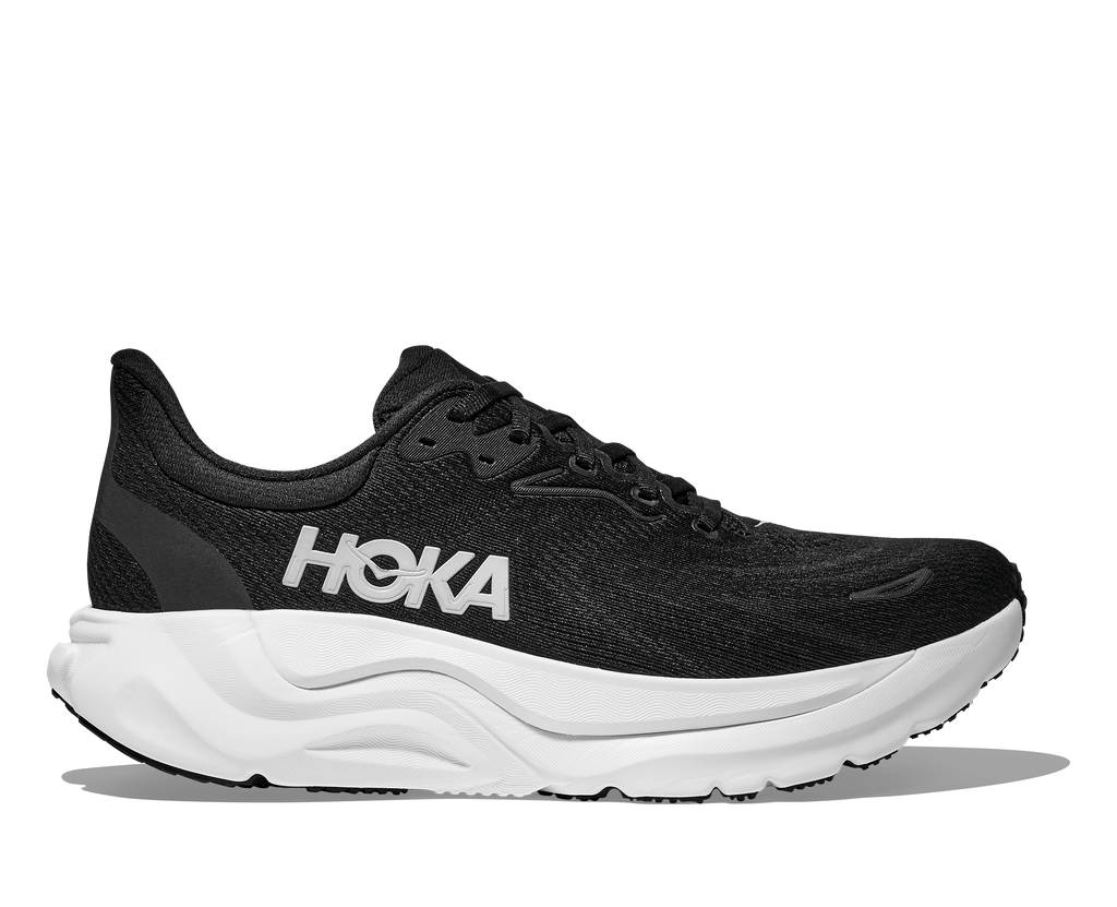 HOKA Men's Arahi 8 - BLACK / WHITE