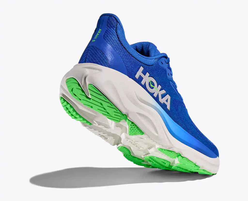 HOKA Men's Arahi 8 - COBALT BLUE / NEON GREEN