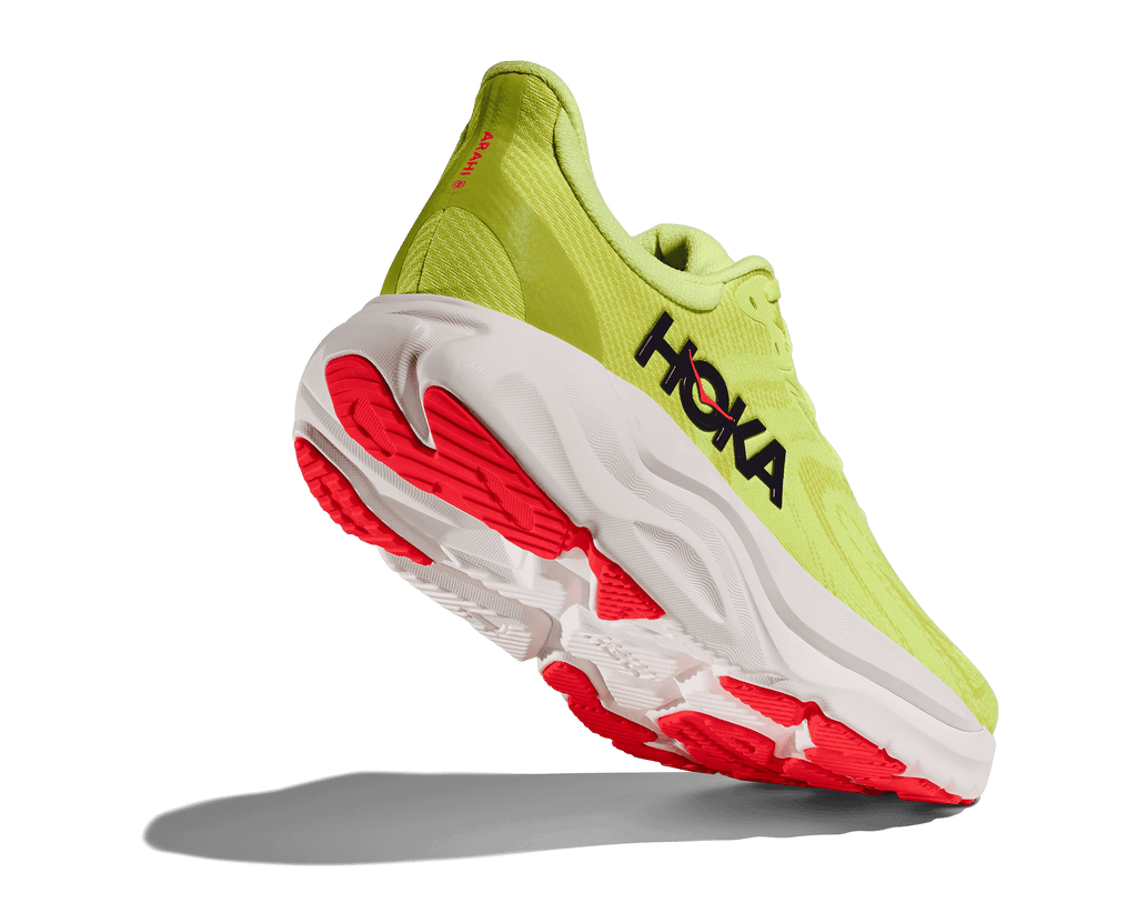 HOKA Men's Arahi 8 - NEON YUZU / NEON FLAME