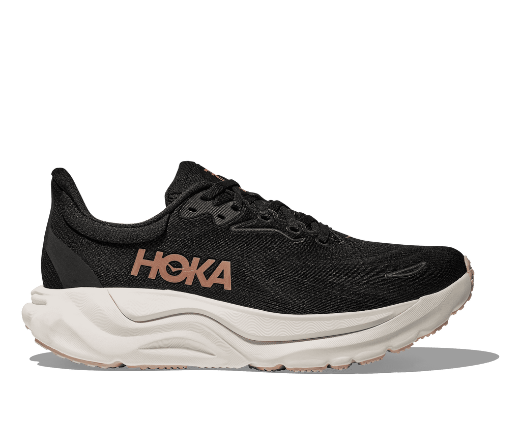 HOKA Women's Arahi 8 - BLACK / ROSE GOLD