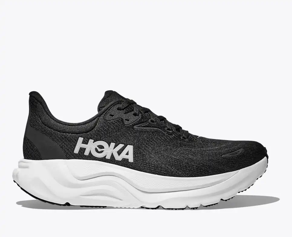 HOKA Women's Arahi 8 - BLACK / WHITE (Extra Wide)