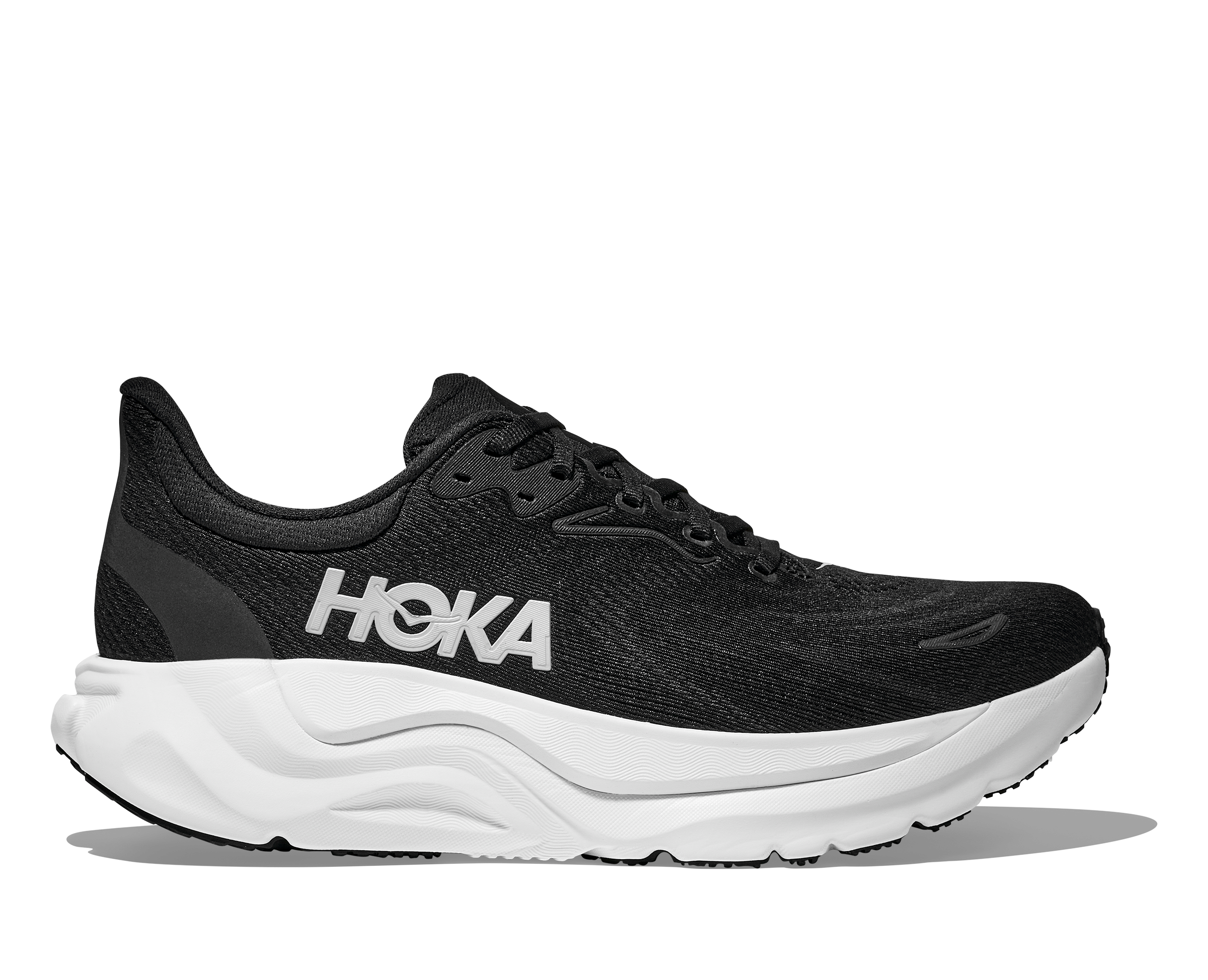 HOKA Women's Arahi 8 - BLACK / WHITE (Wide)